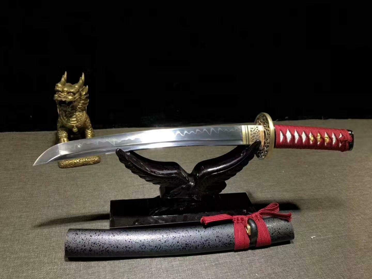 PJXC HANDWORKT10 Burning Blade Warrior Short Knife Rib Difference Nightmare Red Devil