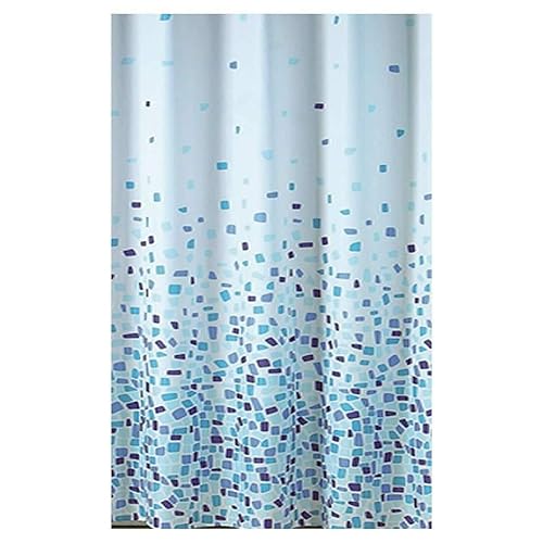 Blue Patterned Curtains Amazon Co Uk