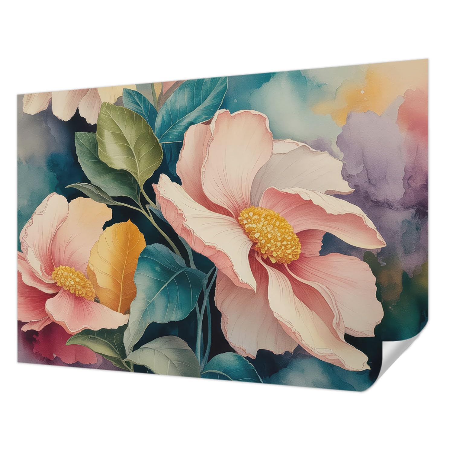 Papier peint chambre et salon autocollant pour une décoration florale