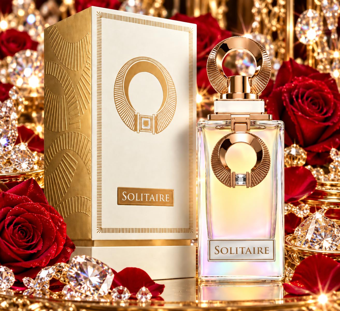 SOLITAIRE Eau de Parfum unisex da 100 ml - Profumo Arabo floreale + un campioncino in omaggio da 35 ml da borsetta