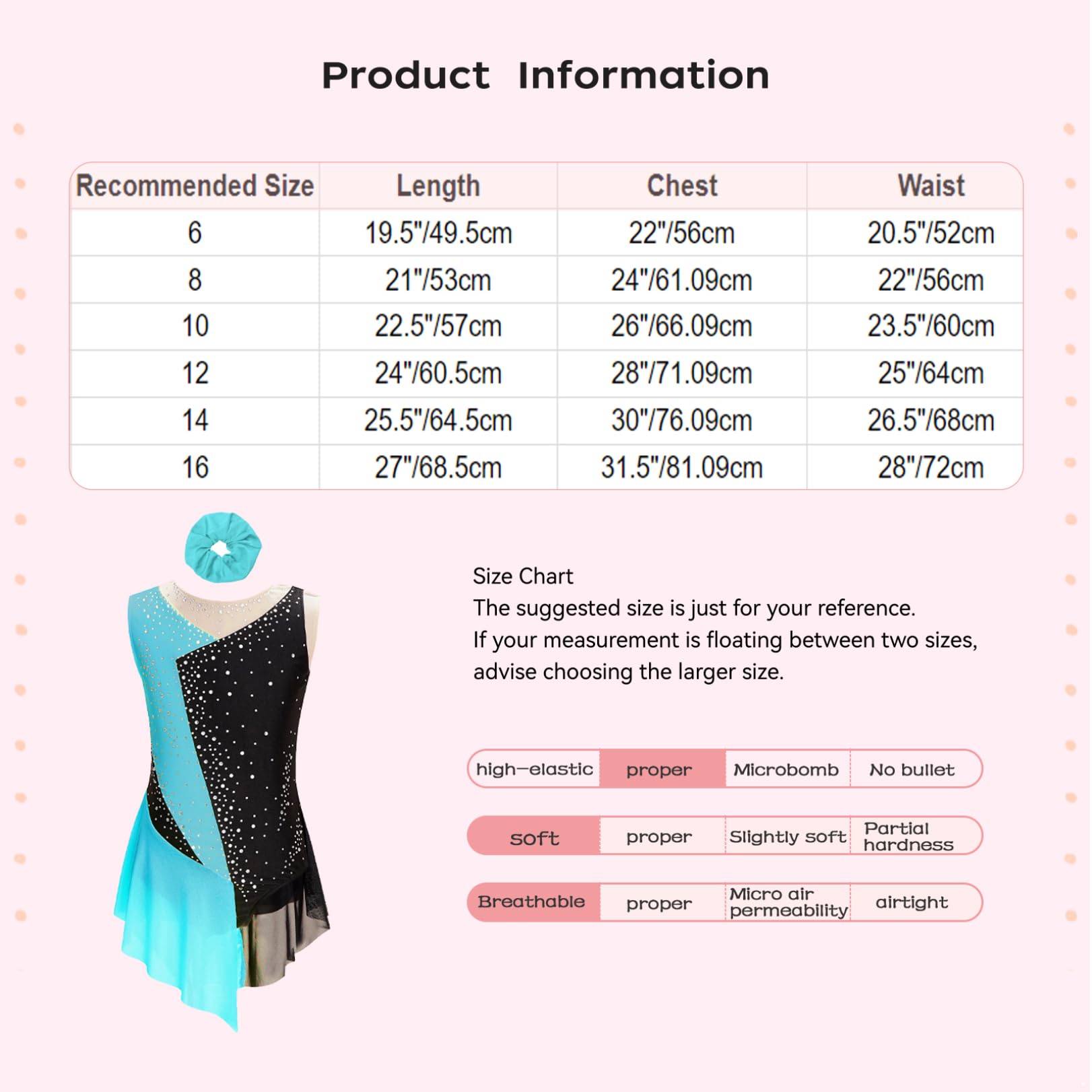 JEATHA Maillot De Danza Baile Brillantes Niñas Maillot Sin Manga con Malla Transparente Vestido De Patinaje Artístico Gimnasia Ropa De Bailarina — view 7