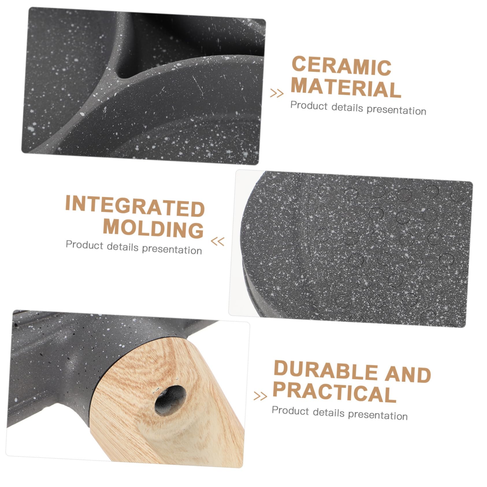 Alipis 1pc Nonstick Omelet Pan Kitchen Frying Pan for Home and Restaurant Use Versatile Cooking for Gas and Induction Stoves Premium Quality with Heat Insulation Handle