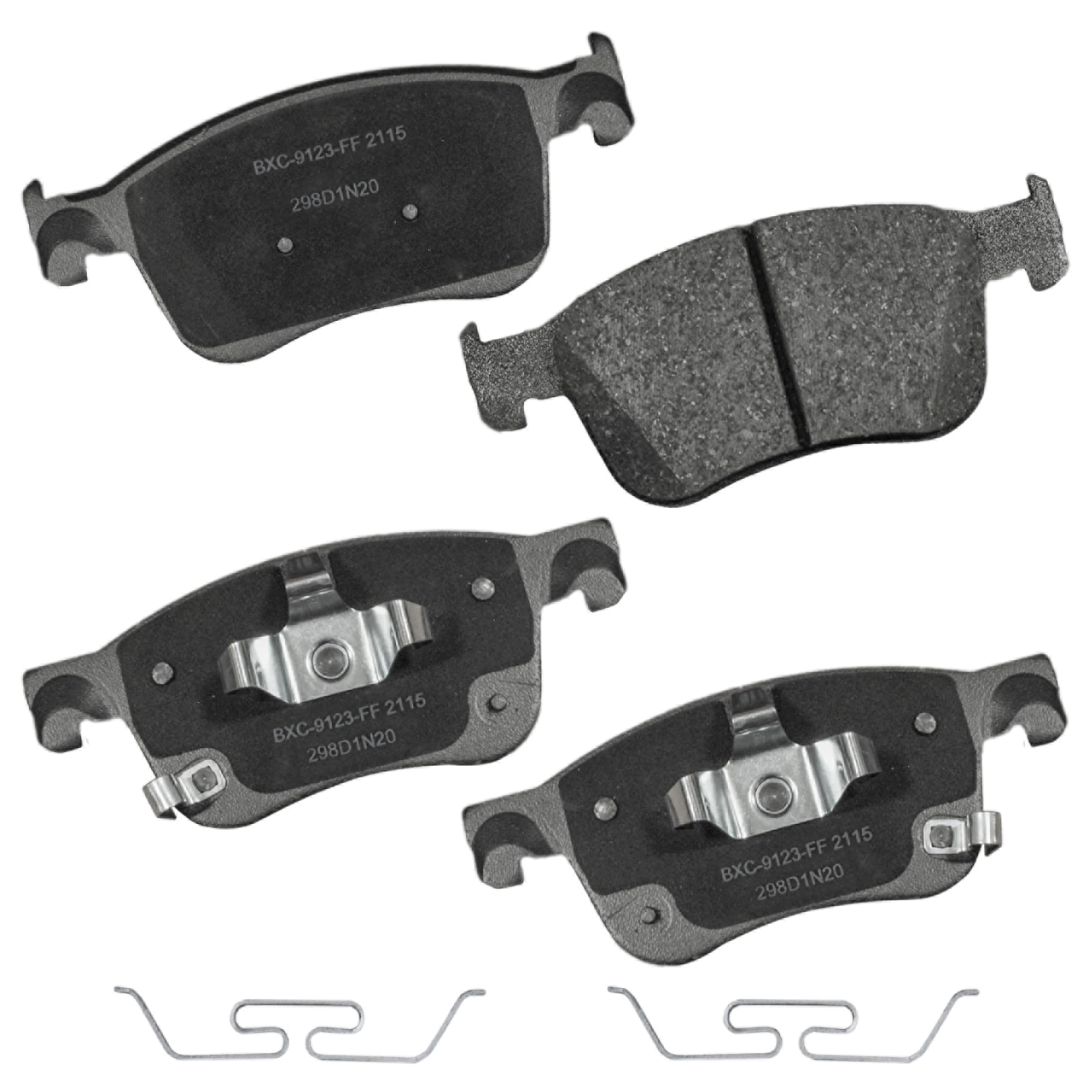 Bendix Premium SBC2115 Ceramic Front Brake Pads for Acura Integra 2024-2023, Honda Accord 2024-2018, Civic 2023-2022