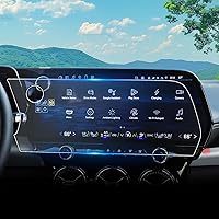 Vista 27 de Protector de pantalla para Acadia (Elevation/AT4/Denali) 2024-2025 de 15 pulgadas, pantalla táctil de vidrio templado antirreflejo, 1 panel nano