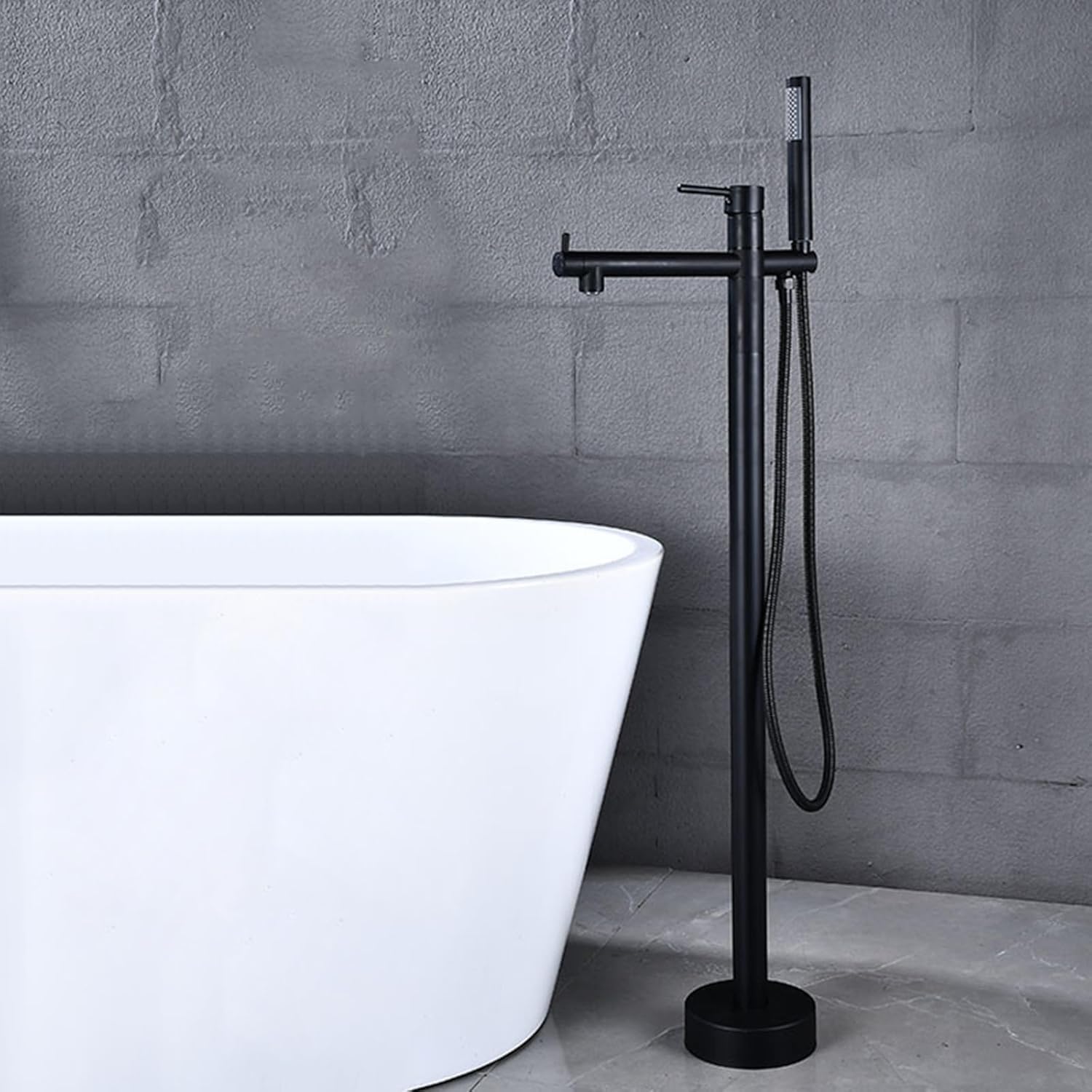 KUNYOS Bathtub Faucet Freestanding Faucet For Bathtub Mixer Faucet Shower Single Lever Shower Faucet With Hose 360° Swivel