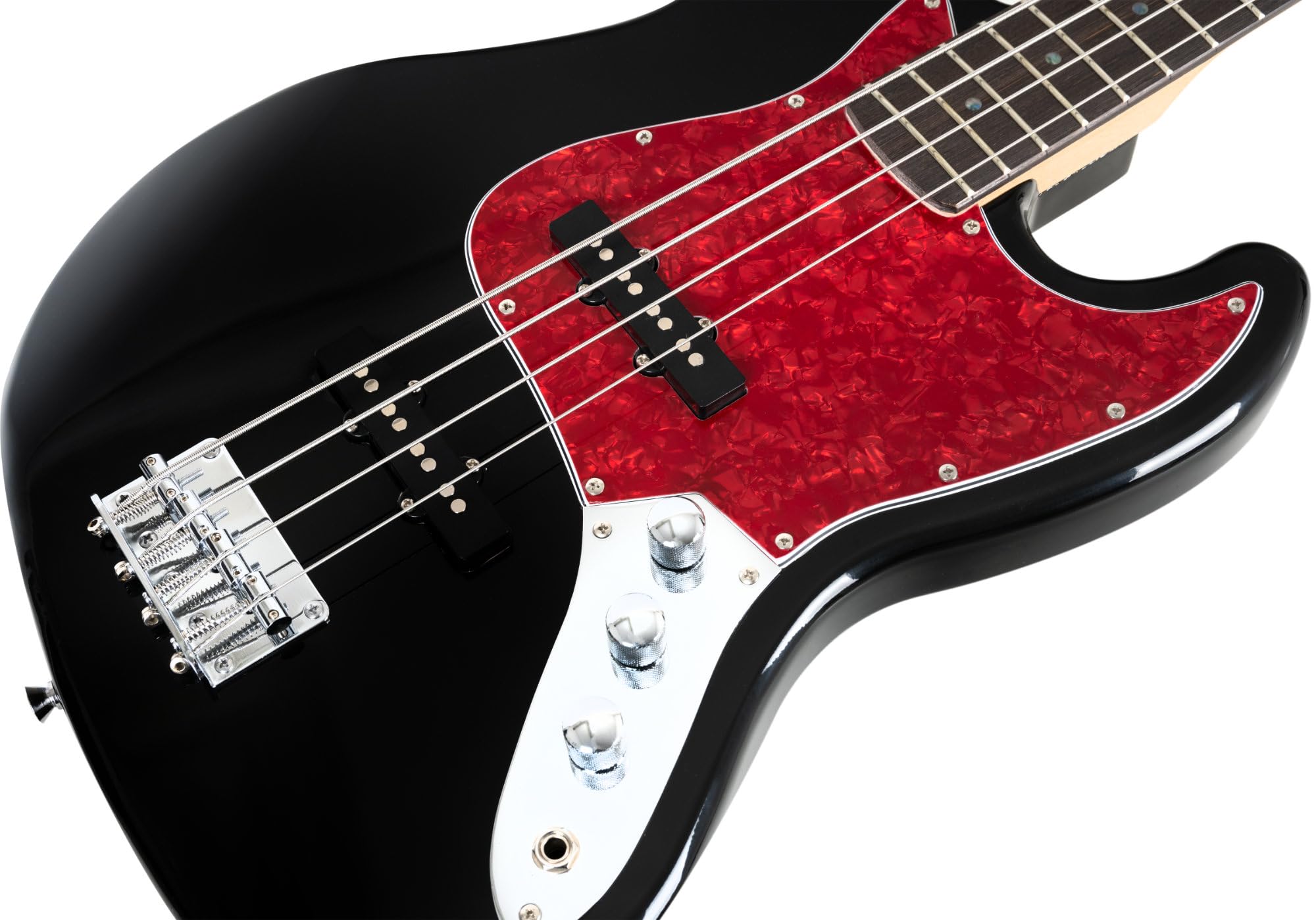 Rocktile Pro JB-30BK 70´s Deluxe E-Bass SET + Noten + CD