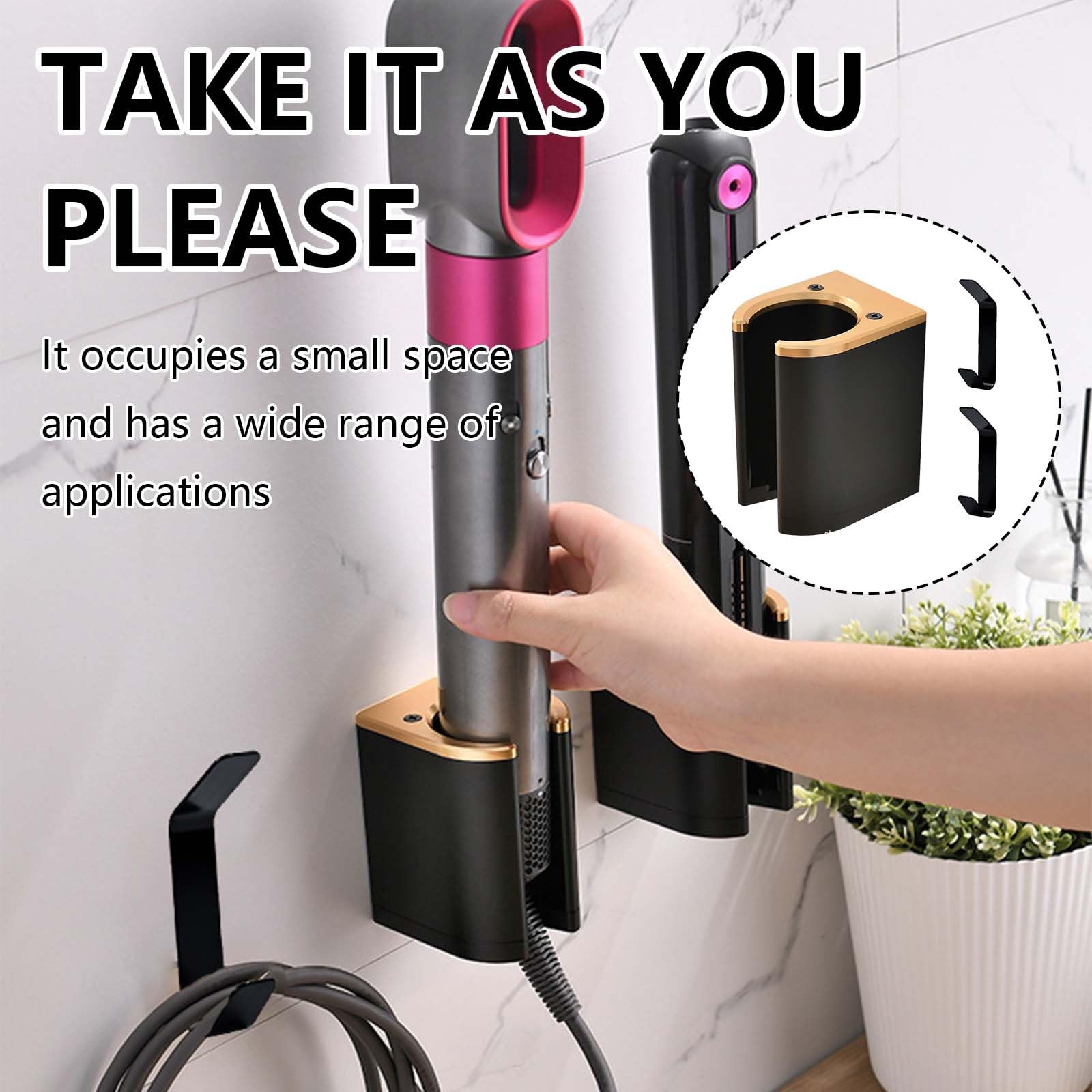 JAOGAUS Wandhalter Für Airstrait HT01 & Airwrap – Bohrfrei, Aus Aluminium