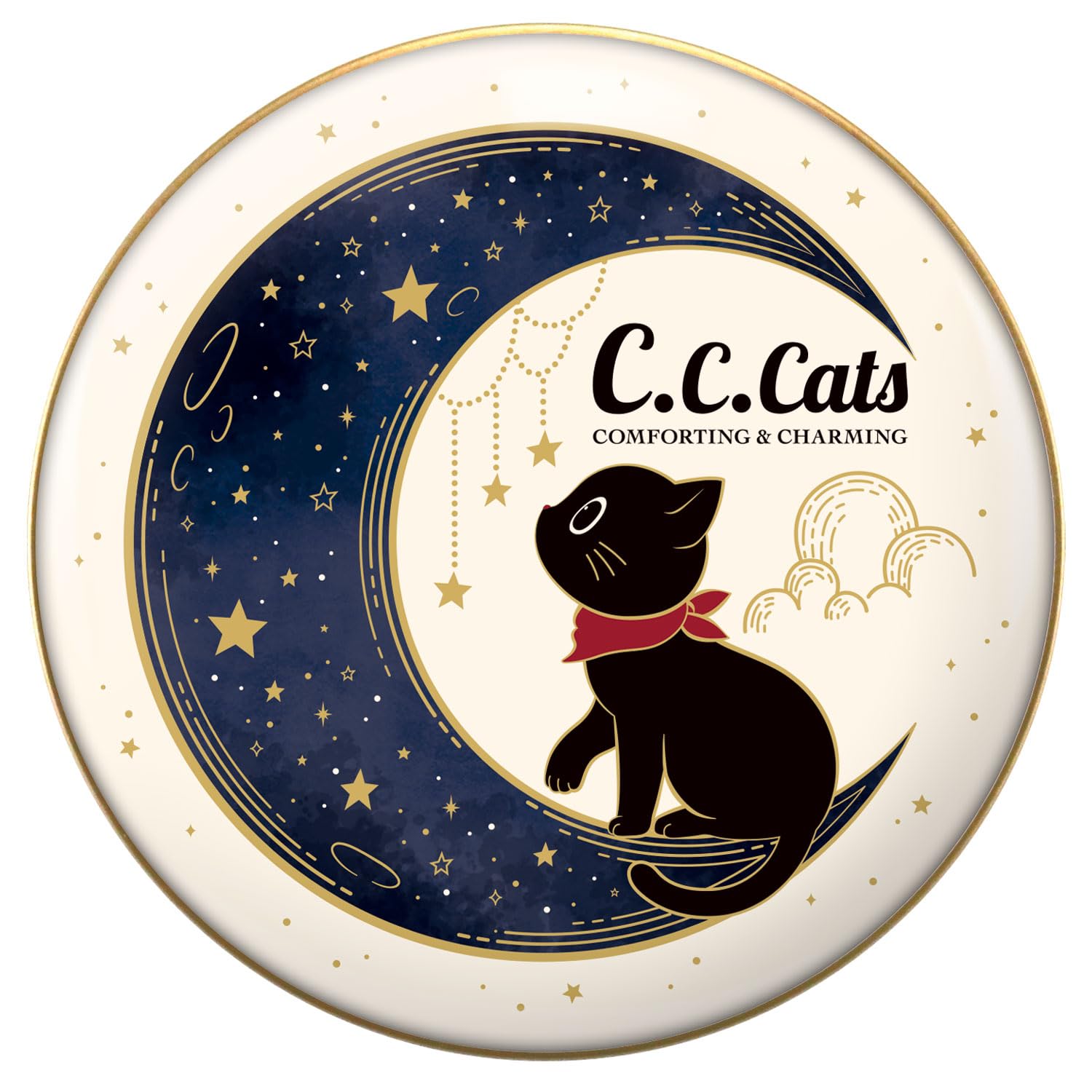 Amazon | ハート(Heart) C．C．キャッツ肉球チョコ缶 準チョコレート