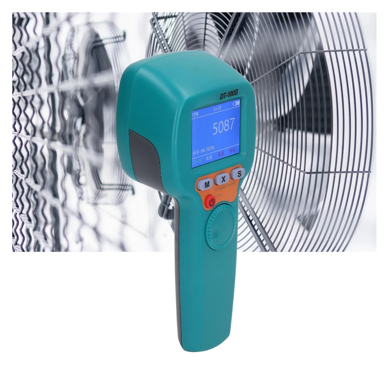 Estroboscopio Digital de mano DT100B, tacómetro estroboscópico con Flash LED recargable, velocímetro de 60 a 999999 RPM, 1500LX Alta Luminancia