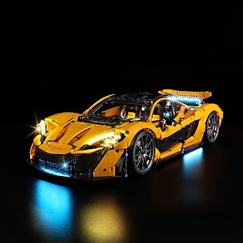 Kyglaring LED Lighting Kit for Lego Technic, McLaren P1 Model Set, Compatible with Lego 42172, Lego Set Not Included Classic Version