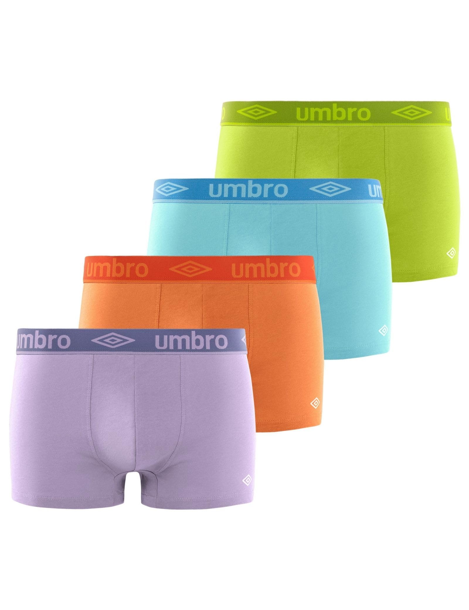 UMBRO Men's Retro Shorts (Pack of 4)