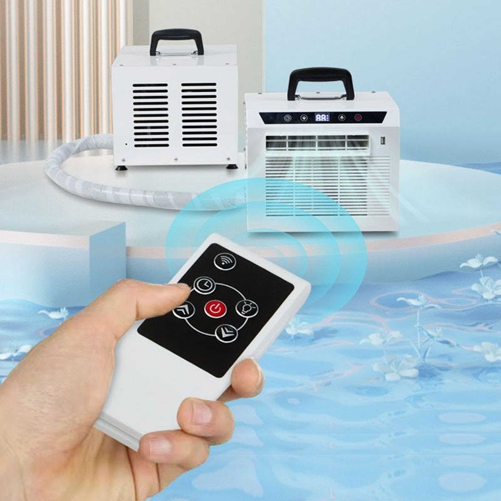 ZcxTry Split Portable Air Conditioner Mini Mobile AC Unit Fast Cooling