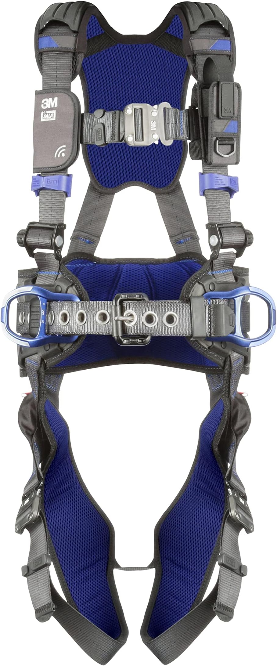 DBI-SALA ExoFit X300 Comfort Construction Positioning Safety Harness, Construction Fall Protection, Aluminum Back and Hip D-Rings, Auto-Locking Quick Connect Leg and Chest Buckles, 1113133, 2X