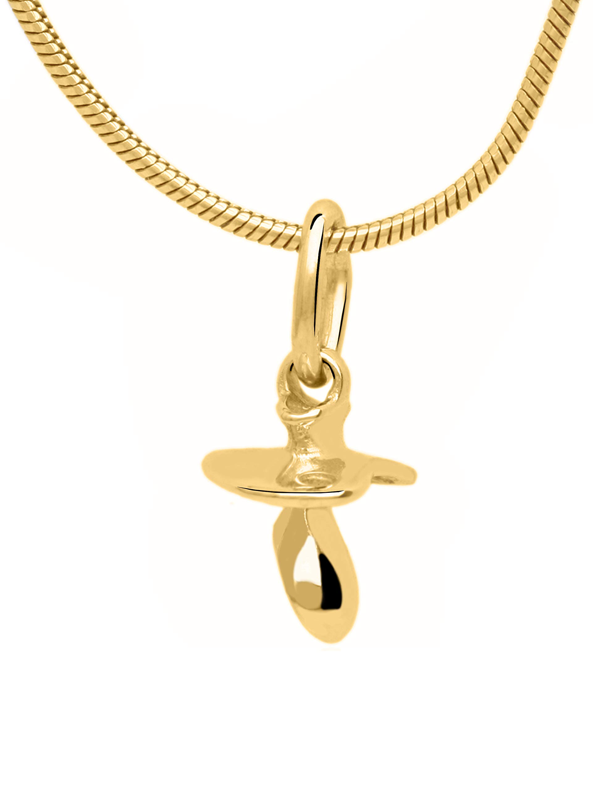 MyGold - Colgante con chupete para mujer y niño, oro amarillo 333/585/750 (8/14/18 quilates), macizo fundido, Mittelgroß, Oro amarillo, No_Gemstone