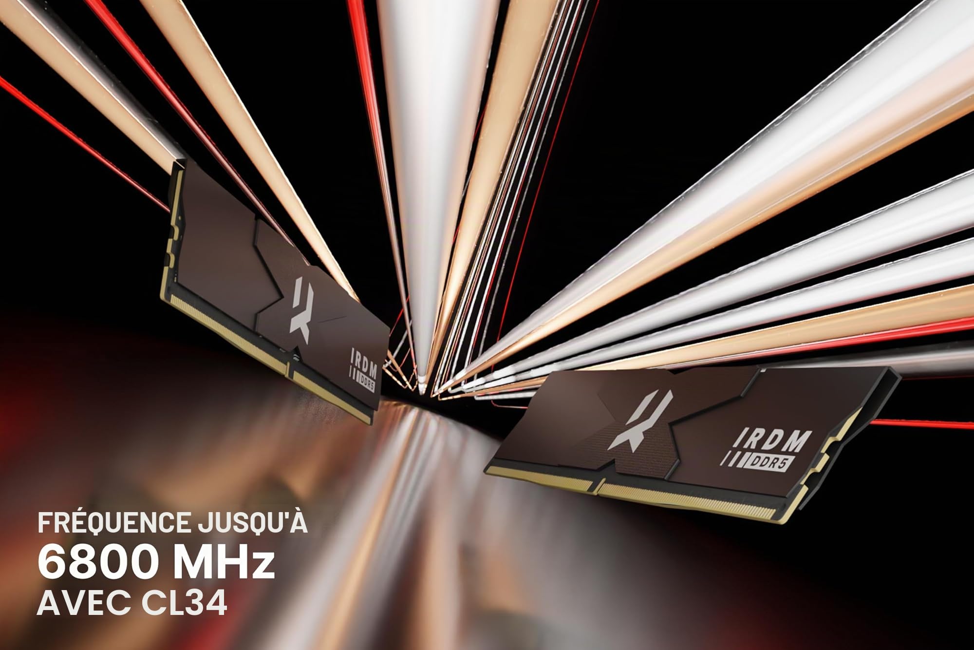 Goodram IRDM DDR5 2x16GB KIT 6000MHz CL30 SR DIMM Mémoire Interne Noire Argentée