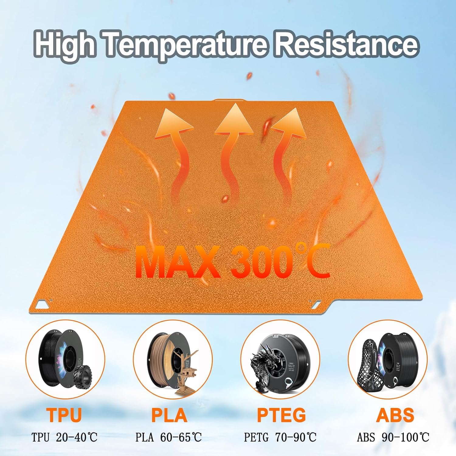 PEI Build Plate Druk 3D Łóżko Dwustronne Powder Powłoka PEI Powierzchnia Magnetyczna Wiosna Stalowa Elastyczna Platforma Kompatybilna z Neptune3 Max Neptune 4 Max 2 Max Max 3D Printer