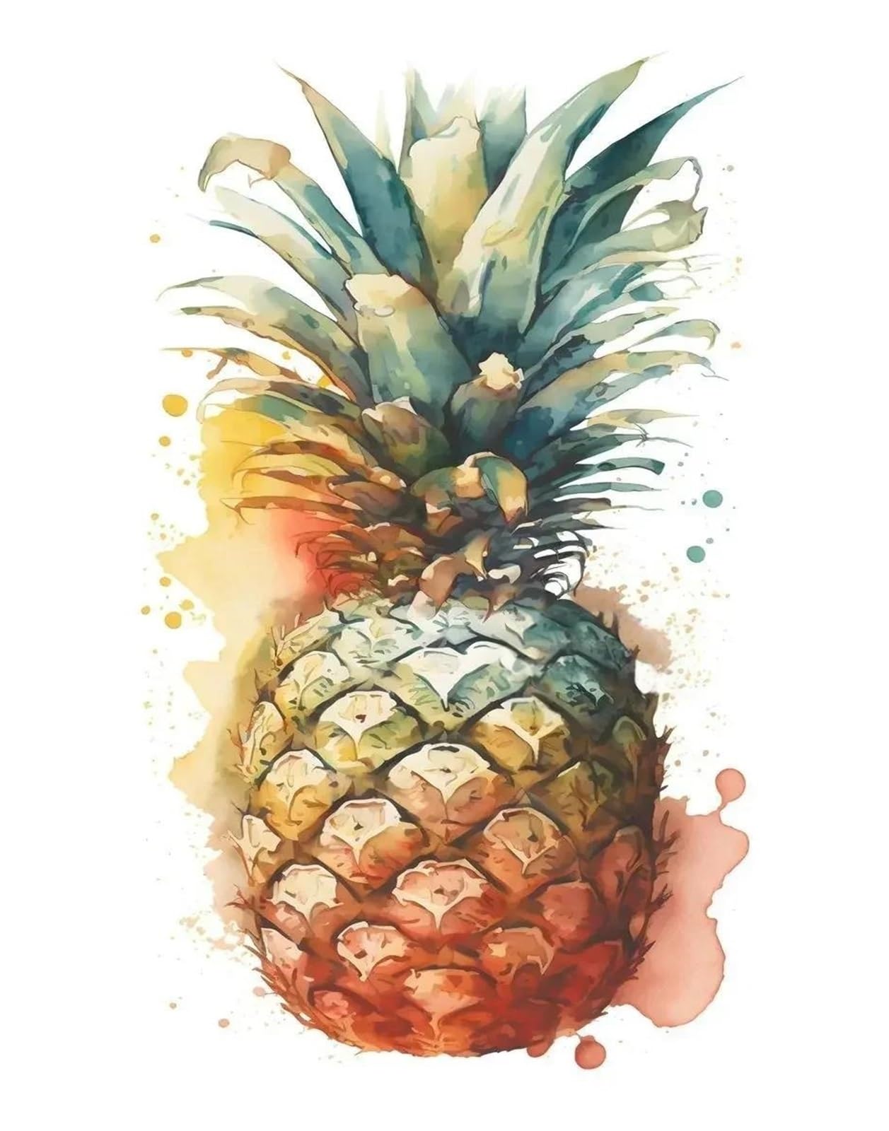 Byambd B Yambd Aesthetic Pictures Juicy Fruit Watermelon Anana Grape Posters Prints Canvas Painting Wall Art Pictures For Living Room Edroom Home Decor(,40X50cm)