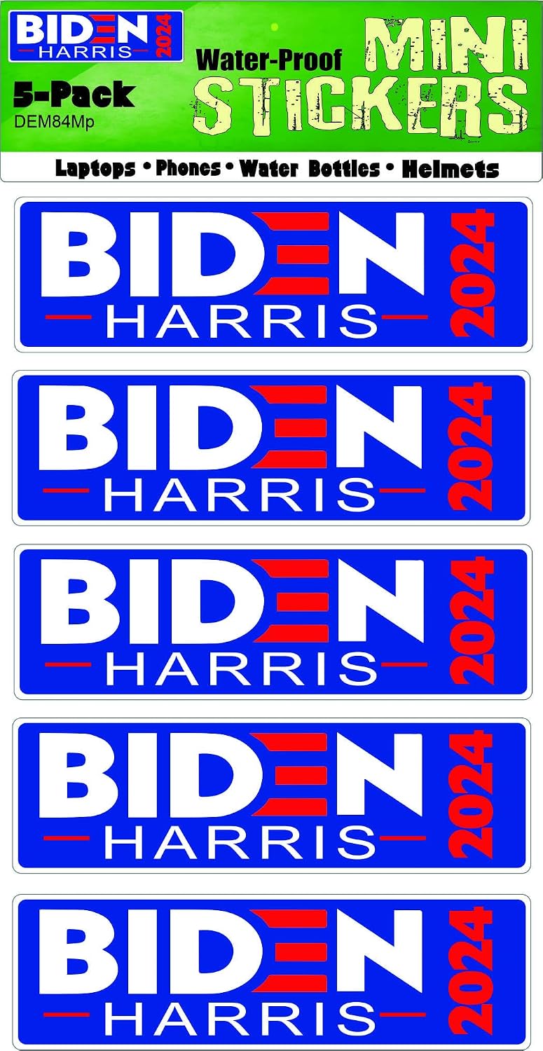 Gear Tatz - Biden/Harris 2024 - Political,Democrat,Liberal - Car Magnet - 9.75 x 2.75 inches - Professionally Made in The USA (Magnetic, X1)