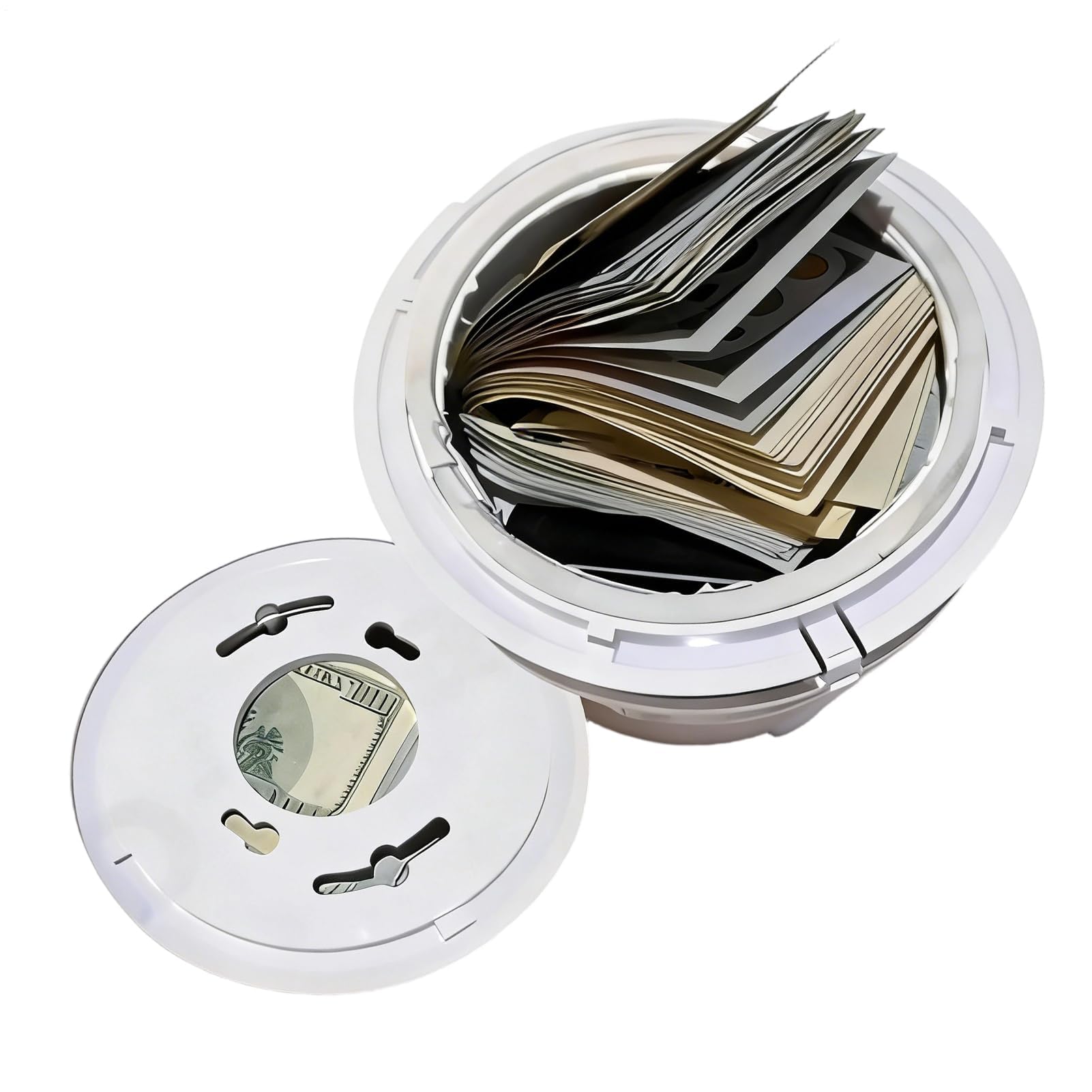 Muiltvoe Secret Safe | Cash Hiding Container,Money Hiding Containers,for Rings Necklaces Change Homeowners Renters Office Home Dorm Bedroom Living Room Study Kitchen Bedroom