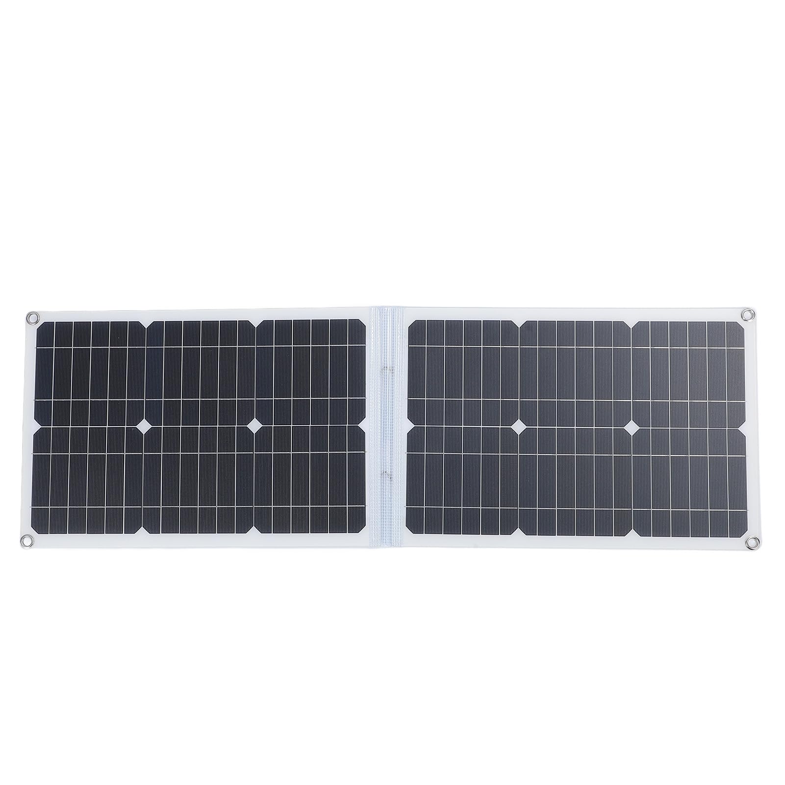Caricabatterie Efficiente Pieghevole a Pannello Solare per Viaggi in Campeggio, Escursionismo - Silicio Monocristallino 40W 2xUSB 1xType C 1xDC per gli Appassionati di attività All'aperto