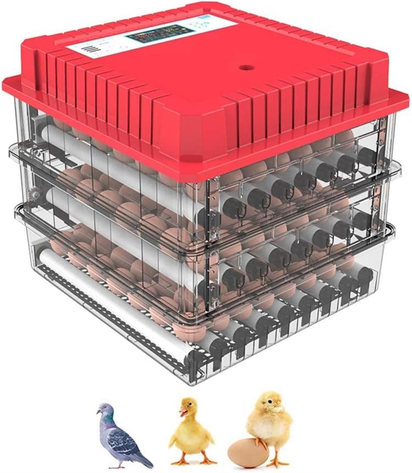 Couveuse de volaille entièrement automatique avec rotation des oeufs à 360° pour poulet et canard