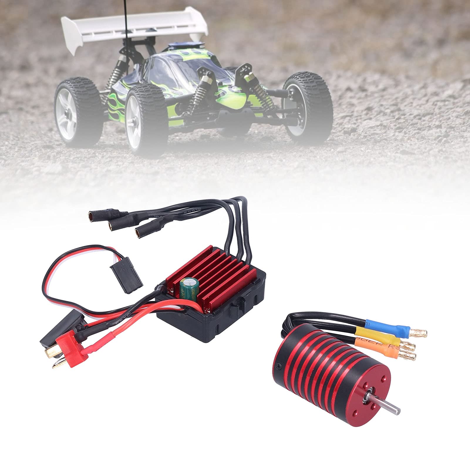 Pwshymi Zestaw Silnika Samochodowego RC 3200KV z 35A ESC