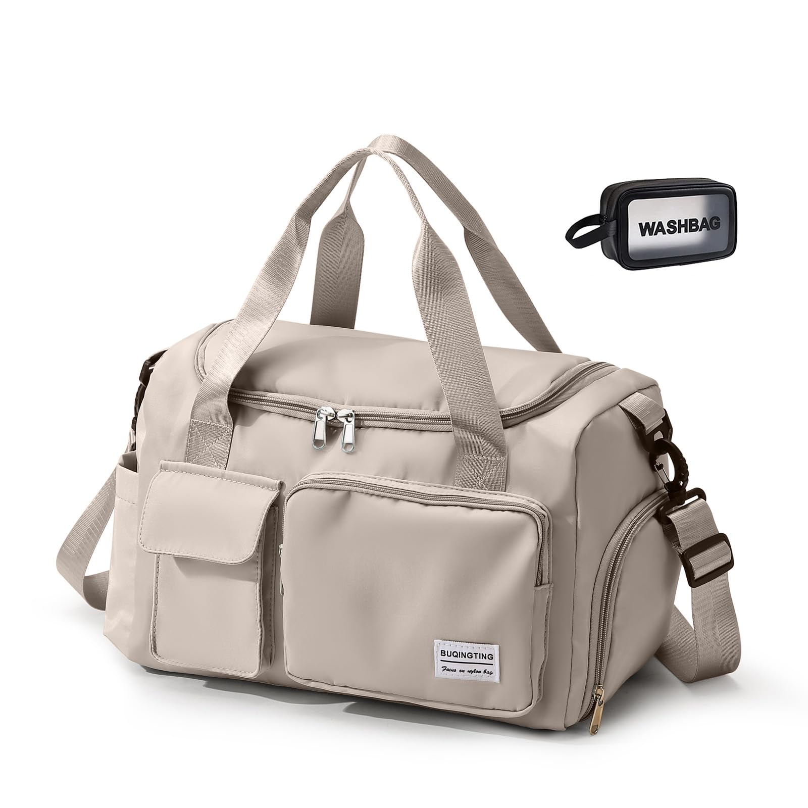 BEULPTNSmall Gym Bag for Women, Travel Duffle Bag Carry On Weekender Bag with Shoe Compartment