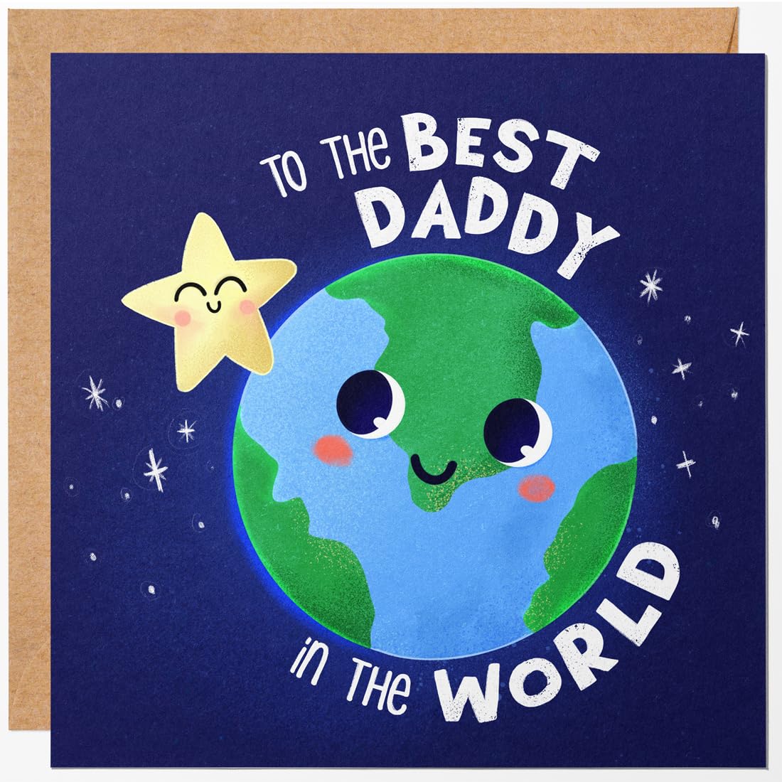 Papa Prints Biglietto Divertente Per La Festa Del Papà, Da Figlia O Figlio, 145x150 Mm Con Busta