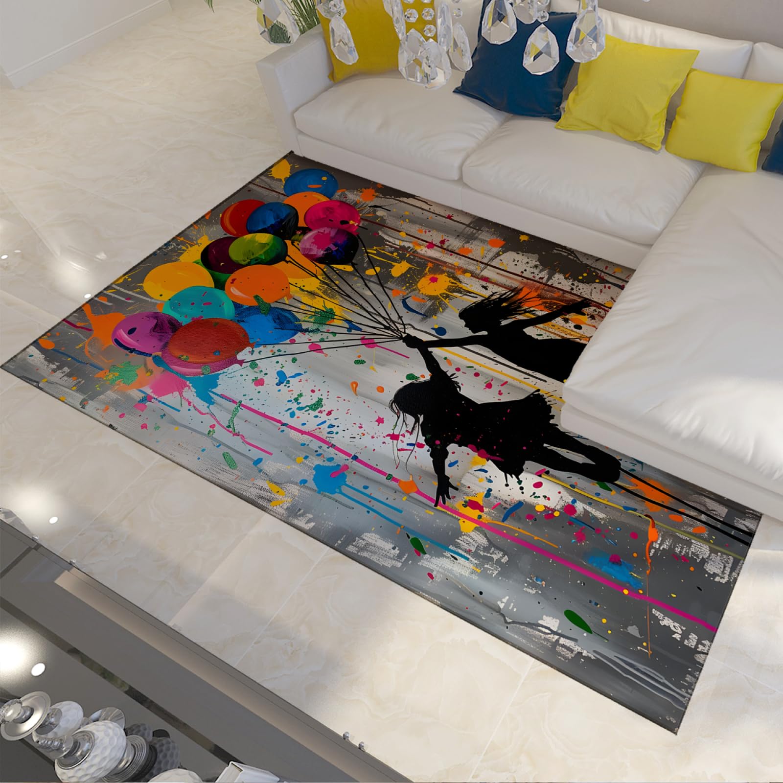 Tapis facile à nettoyer et ultra doux pour le sol d'une chambre de bébé