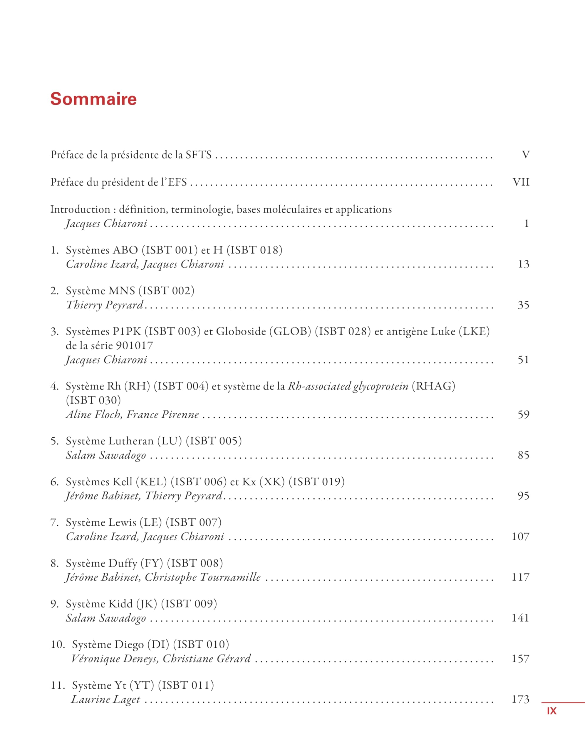 Les groupes sanguins érythrocytaires (2e édition)