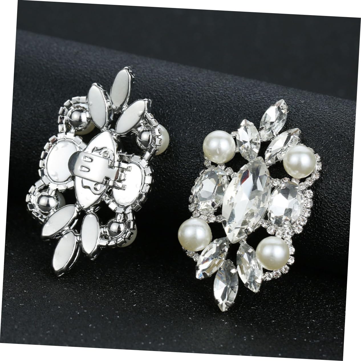 PACKOVE Fibbia Per Scarpe Da Sposa Fermagli Per Scarpe Strass Scarpa Ornamenti Nuziali Ciondoli Per Di Perle Ornamenti Di Perle Fermagli Per Fibbie Per Addominali