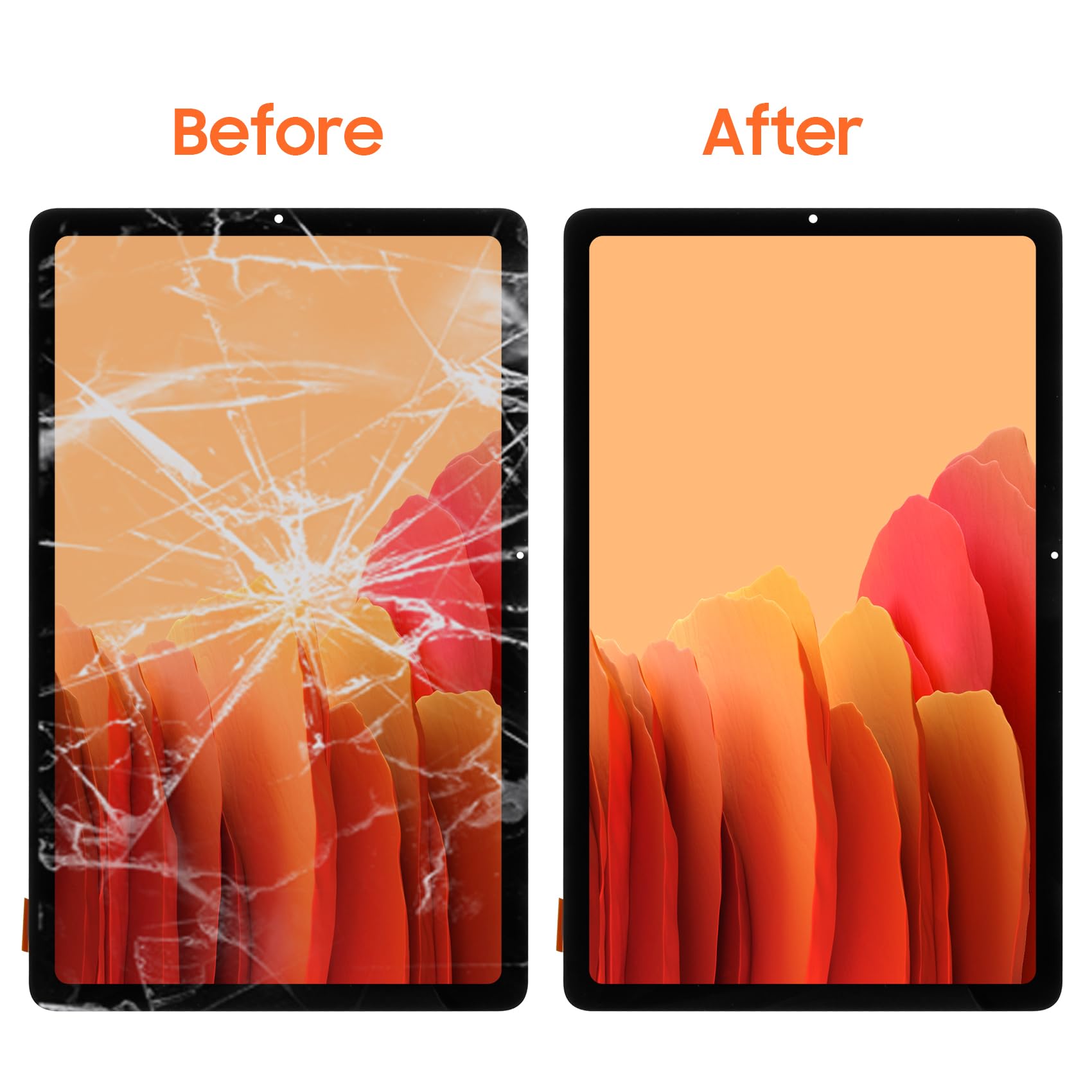 LCD Bildschirm für Samsung Galaxy Tab S6 Lite 2022 LCD Display für Samsung Tab S6 Lite 2022 SM-P613 SM-P619 10,4 Zoll Bildschirmersatz Digitizer Glasplatte Assembly mit Reparatur, Schwarz