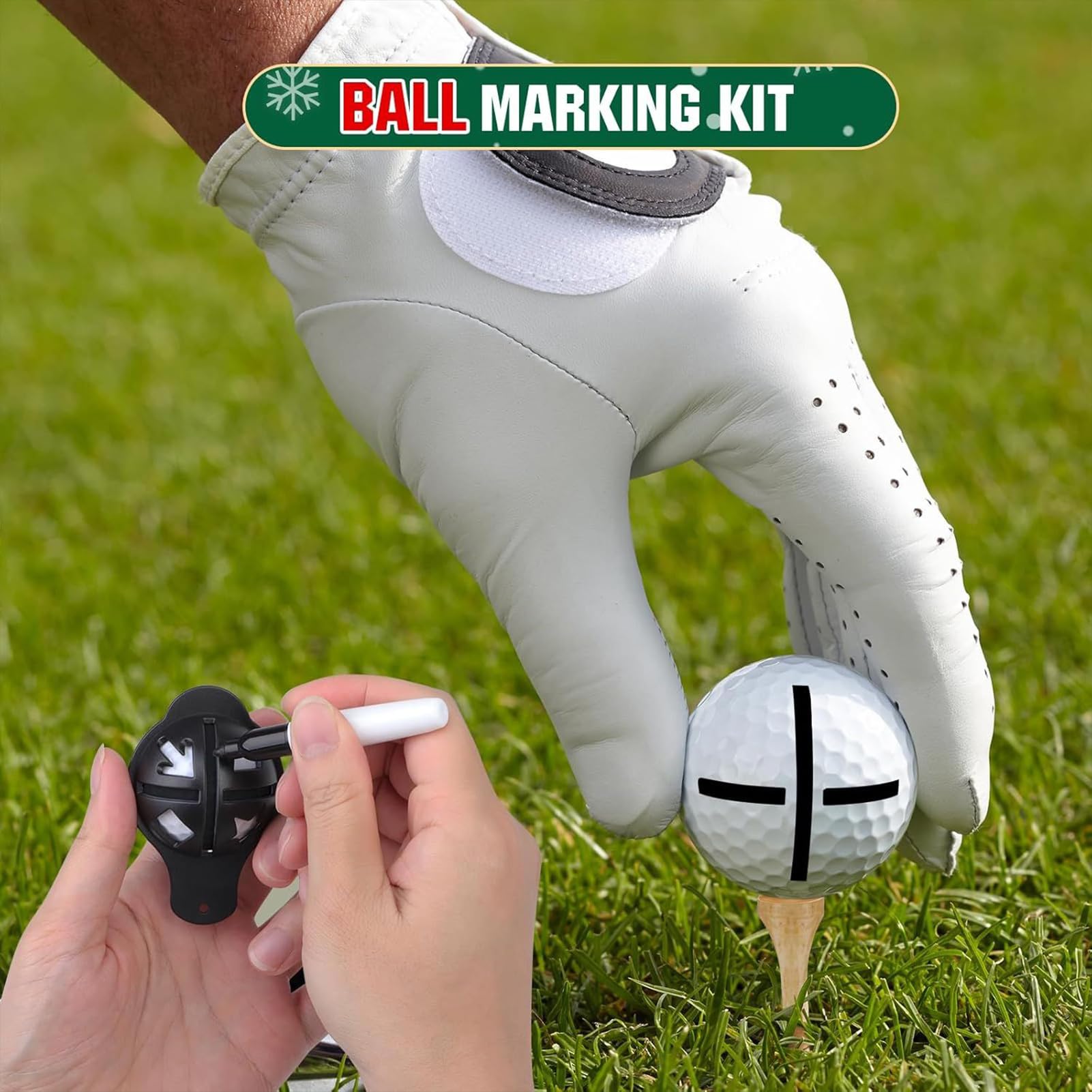 Calendario d-ell'avvento di golf di Natale 2025, set di accessor- per le scatole da 24 pezzi Design a tema da golf, calendario d-ell'avvento di Natale per golfisti, decorazione del calendari-o
