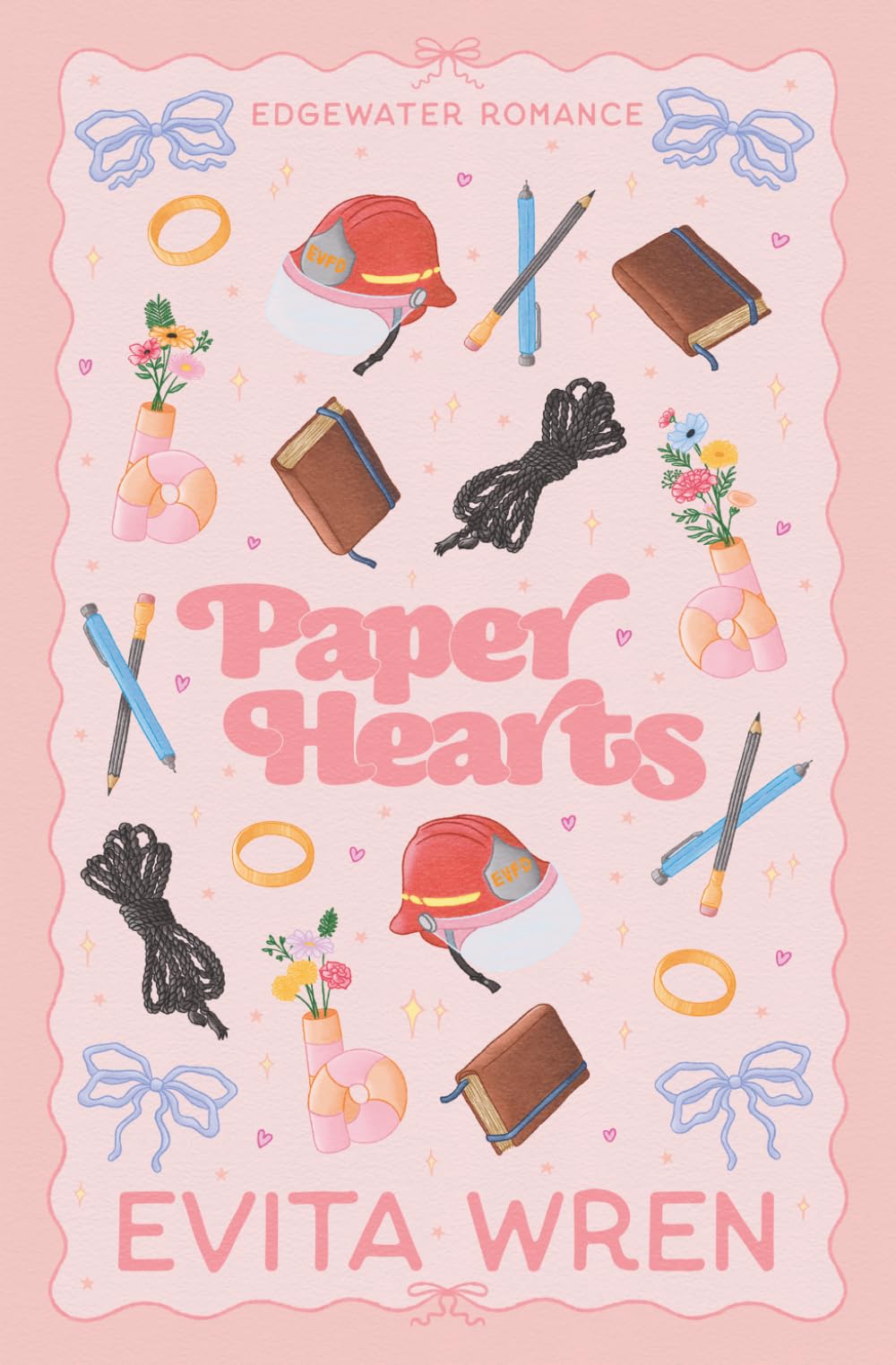 Paper Hearts: A spicy slow burn single dad firefighter small town romance (Edgewater Romance)