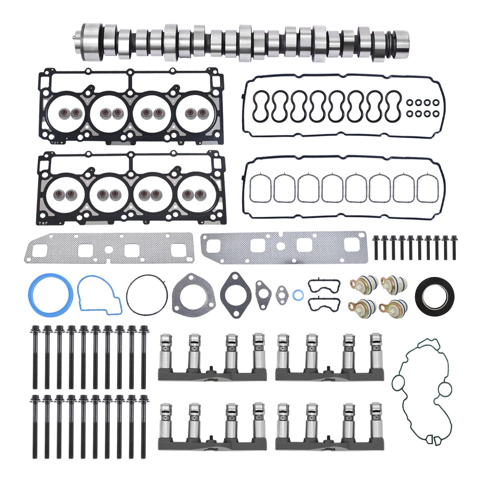 SUSUCAR NON MDS Lifters Camshaft Cam Kit