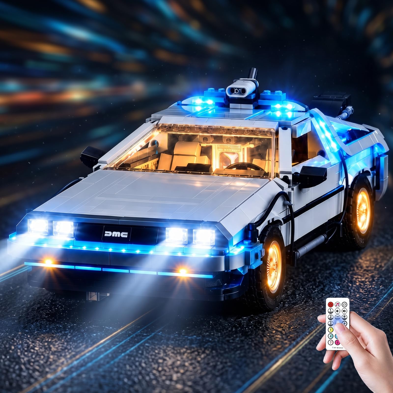 Photo 1 of Kyglaring LED Light Kit for Lego Back to the Future Time Machine 10300