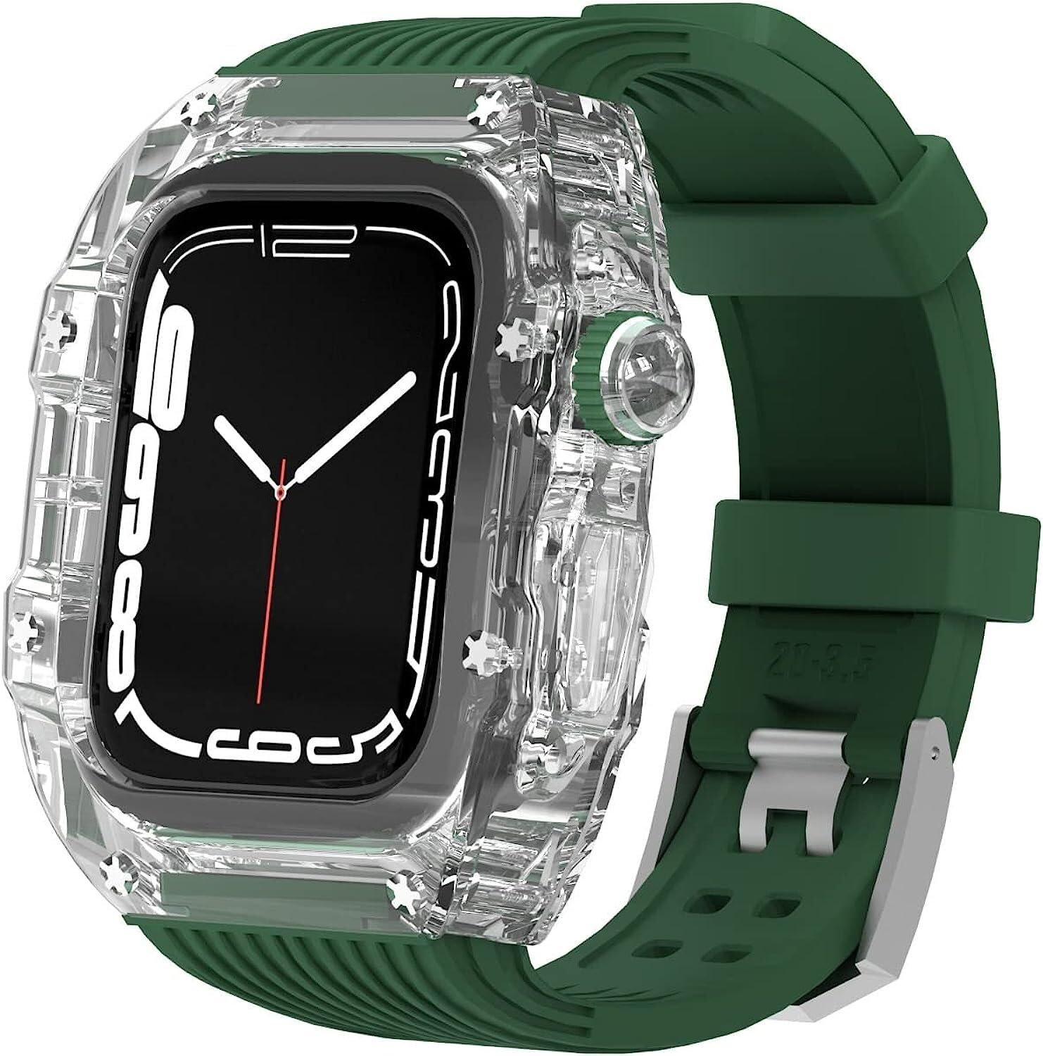 Coque montre rigide anti-choc SCHIK en polycarbonate transparent antichoc - 7