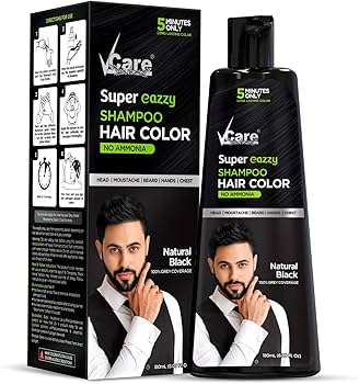 COLOR　SHAMPOO Amazon.com : VCare Super Eazzy Hair Colour Shampoo for Women and