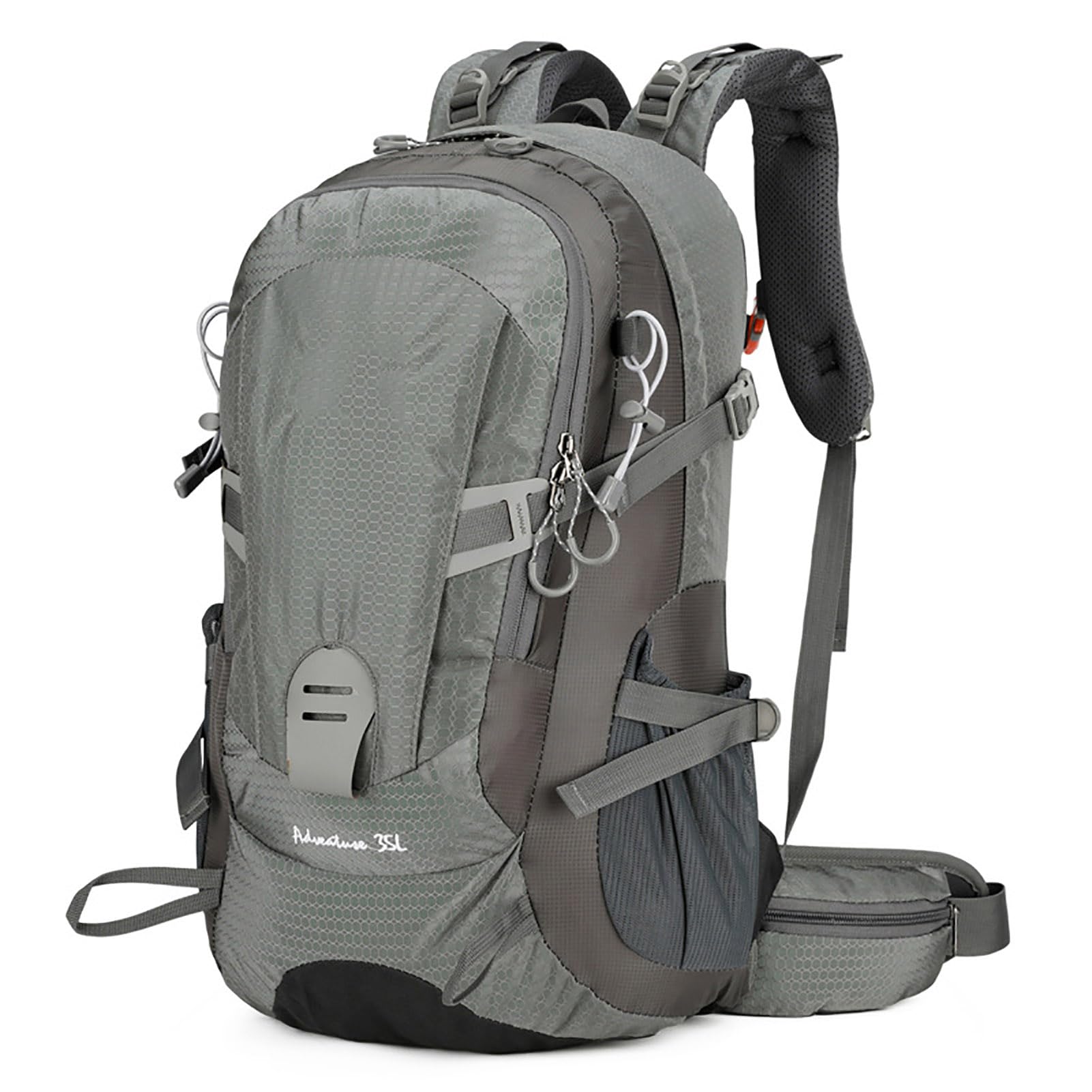 TY&WJ 35L Wanderrucksack Mit Abnehmbarer Rückenplatte, Atmungsaktivem Trekkingrucksack Mit Trinkblase & Regenschutz Für Reisen, Bergsteigen, Camping