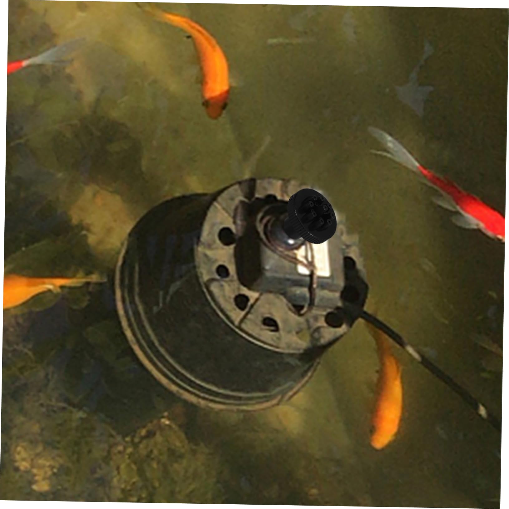 Toyvian 9 Stück Springbrunnen Düsenset Pilz Sprühkopf Schwarz Für Aquarium Teich Tauchpumpe Wasserfontäne Sauerstofffördernd Teichzubehör