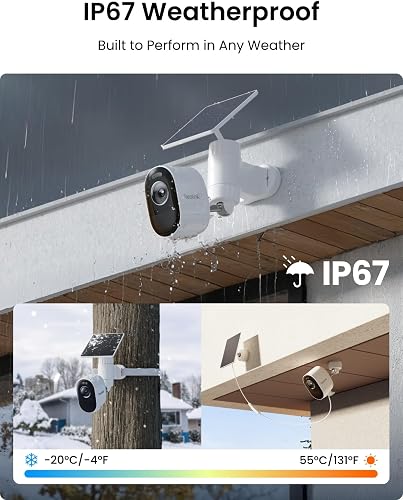 Reolink 2K 5MP Telecamera Wi-Fi da Esterno Senza Fili Batteria Argus 3 Pro - 9