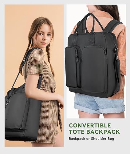 Miniatura 2 de Mochila de viaje para laptop, mochila de negocios para hombres y mujeres, mochila universitaria resistente al agua para portátiles de 17 pulgadas,