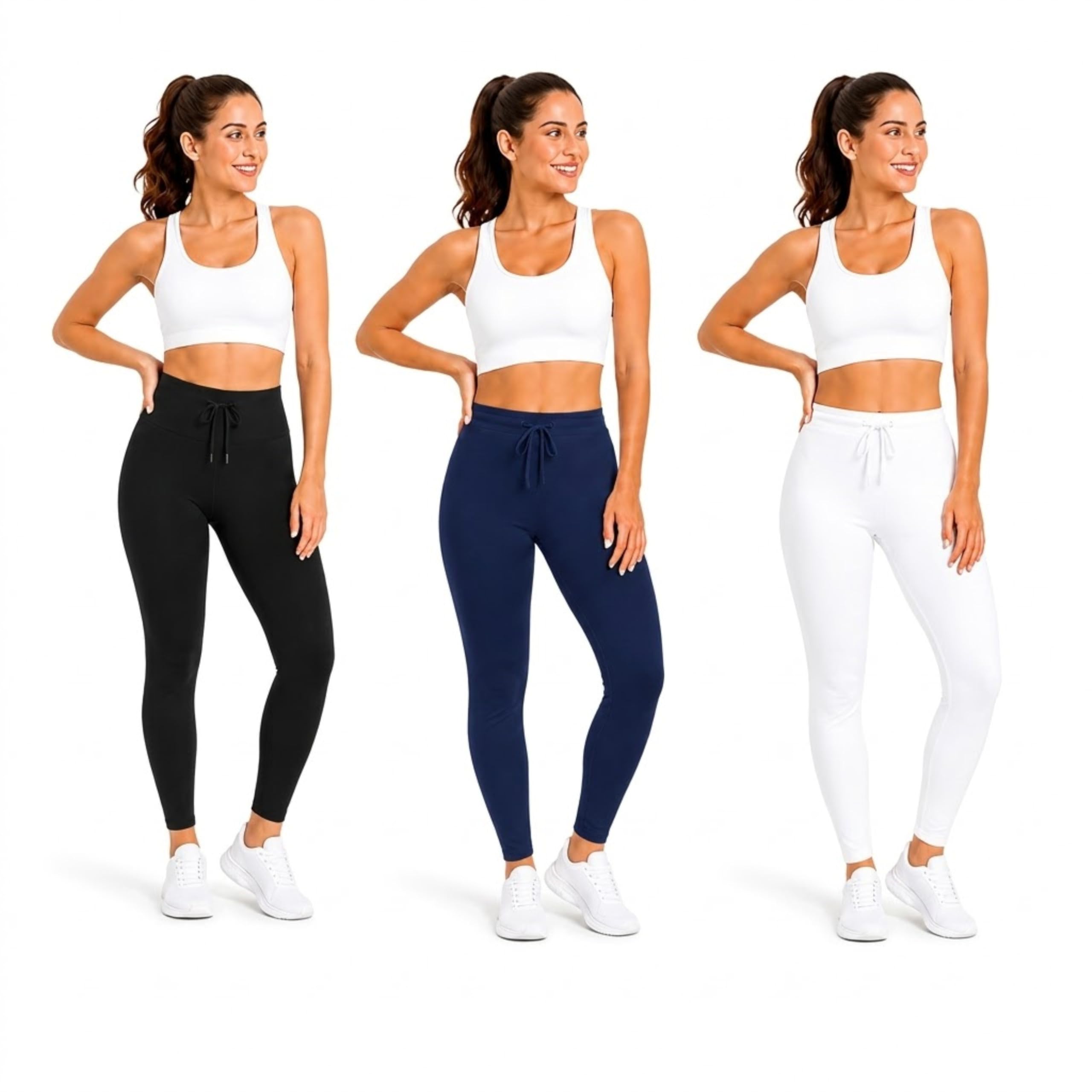 Women’s High Waist Stretchable Leggings Combo | Slim Fit Soft Tights for Office, Yoga, Gym & Casual Wear | Comfortable Leggings for Women-picture-25