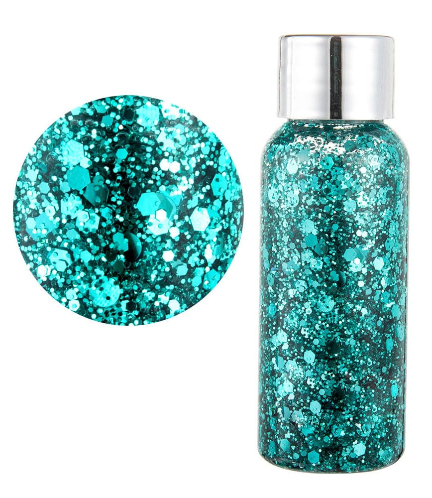 Body Glitter Gel, Face Glitter Body Glitter Liquid Eyeshadow, Face Hair Nail Glitter, Holiday Glitter Makeup (4)