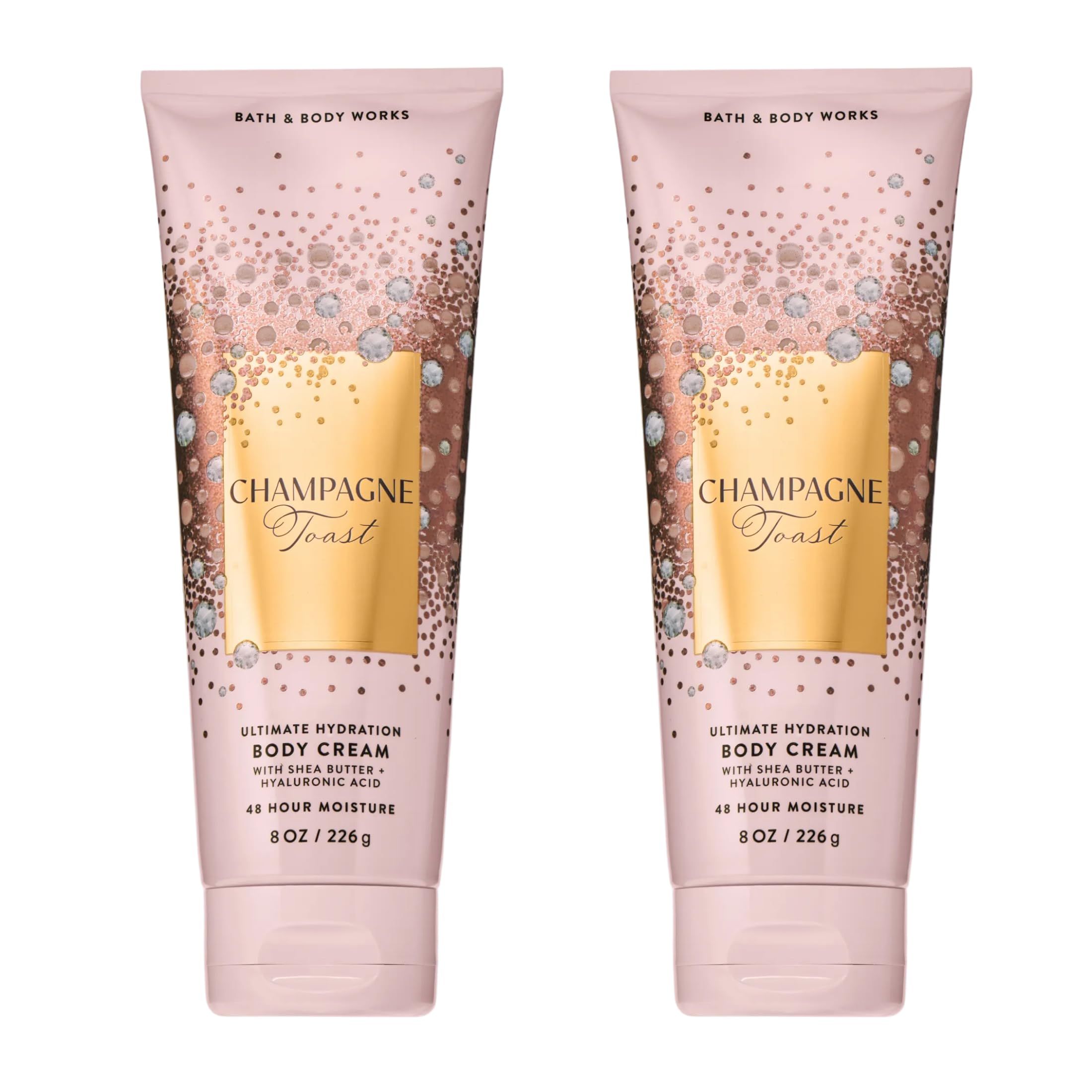 Bath & Body Works Body Cream, Champagne Toast Scent, 8 fl oz, 2 Pack 8 Ounce (Pack of 2)