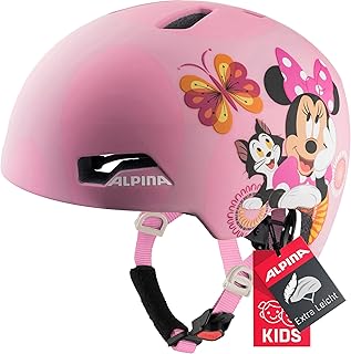 ALPINA Hackney - Leichter, Bruchfester & Optimal Klimatisierter Fahrradhelm für Kinder, Mit Nachrüstbarem LED für Gute Sichtbarkeit