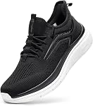 FitVille Men's Wide Road Running Shoes Athletic Sneakers Lightweight Workout Walking Shoes - Highland Core Jogger V1