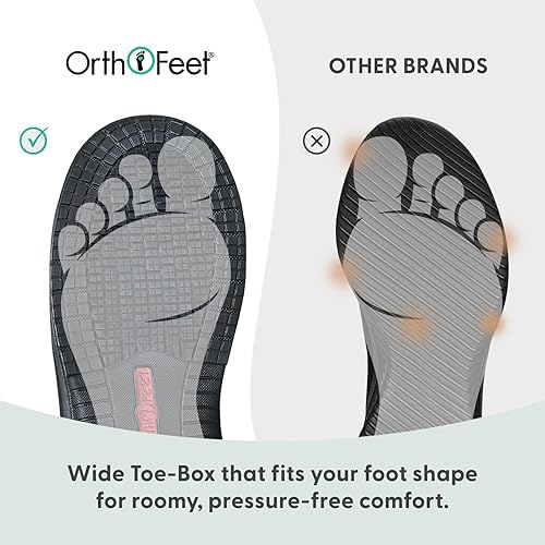 Miniatura 6 de Orthofeet Zapatos ortopédicos de trabajo de dolomita de cuero para hombre