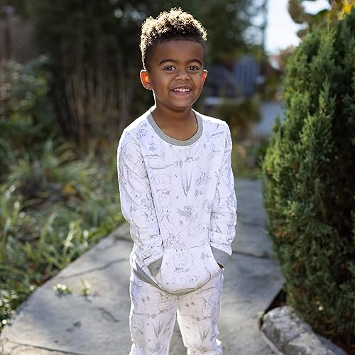 Miniatura 3 de Burt's Bees Baby Baby Boys' Long Sleeve Tee and Tie-Up Pant Set