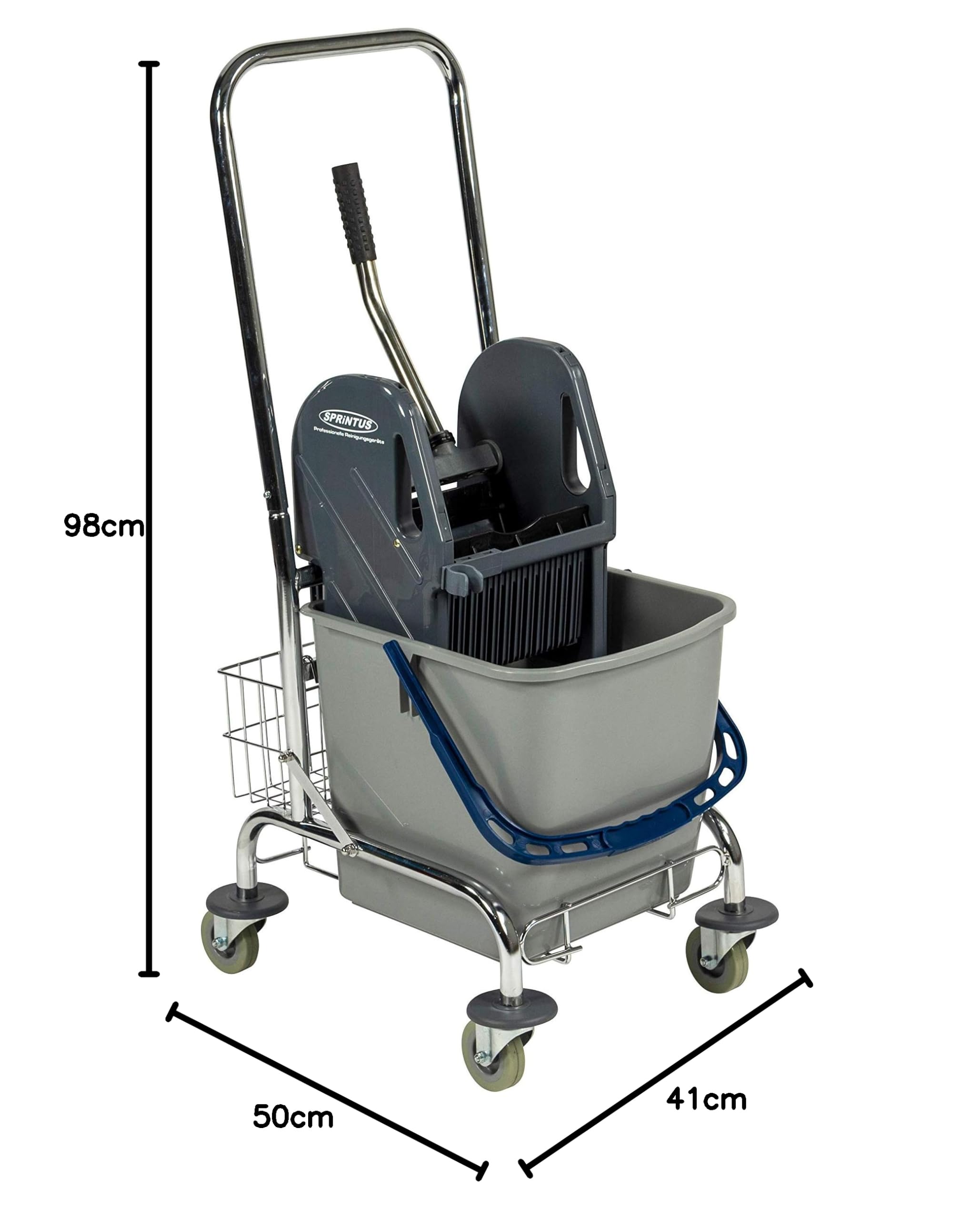 Sprintus 301035 Einfachfahreimer Chrom, Farbe: Verchromt
